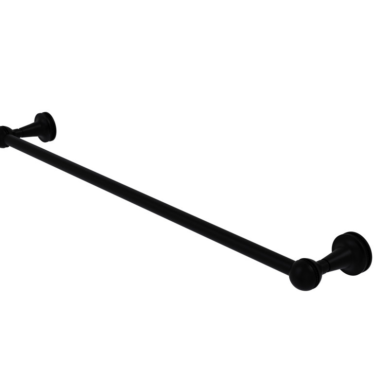 Barre à serviettes murale Gober, Noir mat, 30"