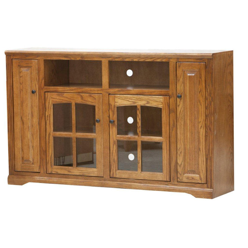 Rafeef TV Stand for TVs , Yellow Oak, 40.5'' H x 66'' W x 17'' D