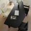 Bureau en bois massif noir Free Form-1668636128-1668636135