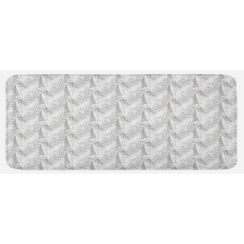 Tapis de cuisine botanique