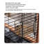 Cage à oiseaux en fer Fredra