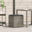 Cushion Box with Storage with Pillow Poly Rattan Outdoor Patio Solution-750007393
