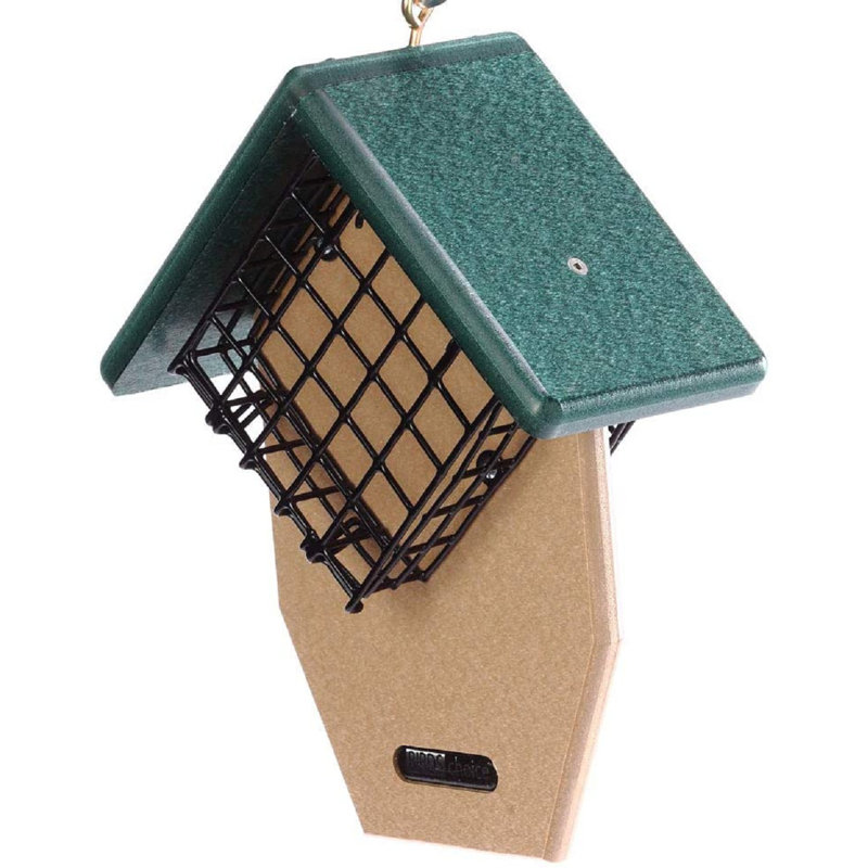 Mangeoire à oiseaux recyclée à double queue