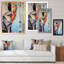 «Steam Punk Woman Collage II», œuvre d'art moderne sur toile-234362640-234362651