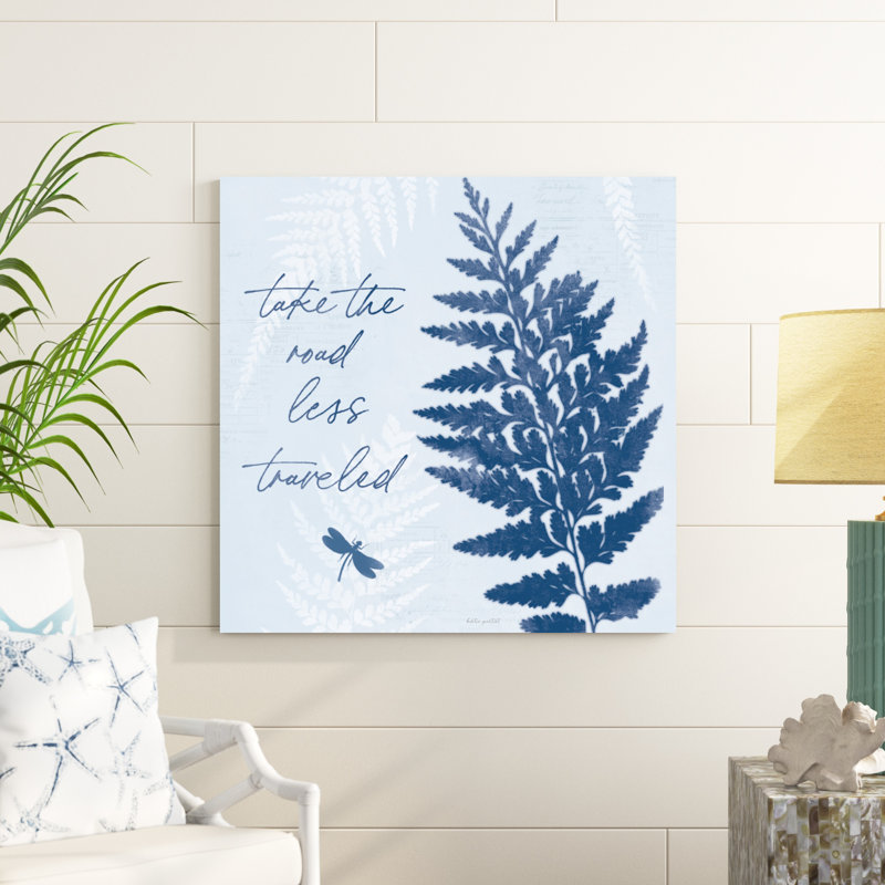 Bleu véritable V, H 36 po x l 36 po