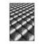 Tapis à motif d'arc contemporain gris et noir lavable à la machine-806116166