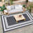 Bordered Design Outdoor Mats Plastic Straw Rug Outdoor Leisure Waterproof Carpet Garden Terrace Balcony Picnic Mat-1901024520-1884189938