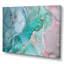 Marbre abstrait turquoise - peinture sur toile-67380487-67380484