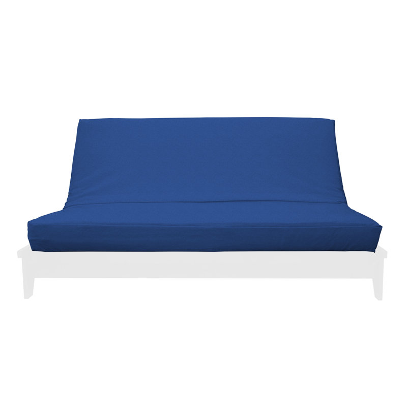 Housse pour futon à coussins carrés, Dame, Bleu lapis