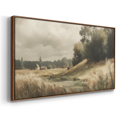 Landscape Series-LXXVII Framed Canvas Print