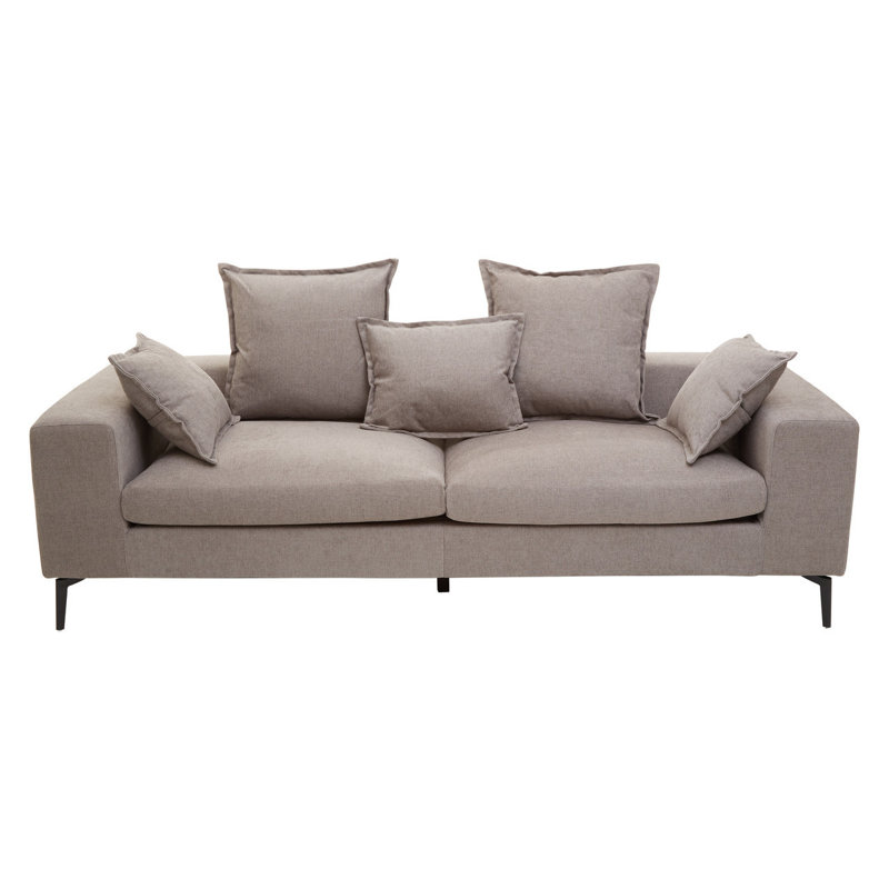 Hasim 3 Seater Sofa, Grey
