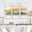 Golden Morning Glory III - 3 Piece Print on Canvas