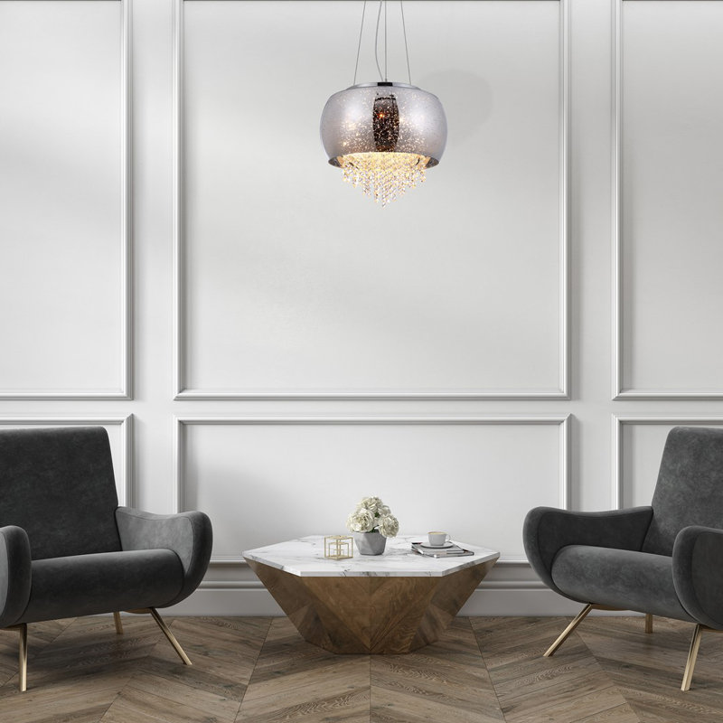 Stalvey 3 - Light Chrome Pendant