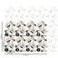 White Herons Chinoiserie Wallpaper Black and Beige