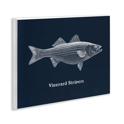 Plaque murale Vineyard Stripers Fish, design par Phillipa Katz