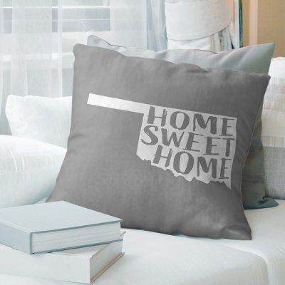 Leather/Suede Reversible Throw Pillow