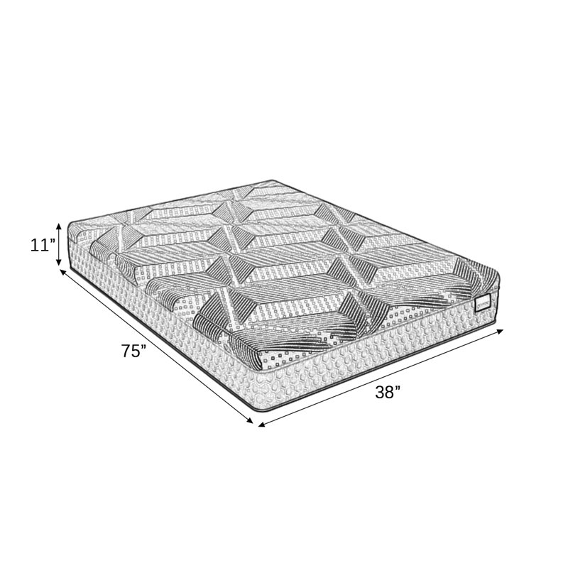 Matelas en diamant Diamond, Simple