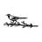Hand-Painted Decorative Garden Object, 19.7 x 7.9 inches | Durable 100% Metal Construction, Thickness: 0.06 inches | Elegant Black Finish, No Assembly Required | Unique Color Variations for Personalized Garden Décor-1377451830