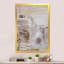Beige brun brossé III - reproduction d'art sur toile-542631052-542631287