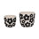 Sagebrook Home 2-Pieces Flower Power Planters, Light Green