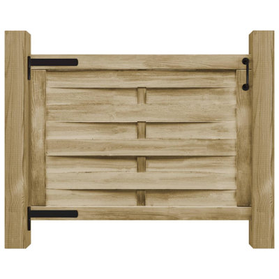 Kivalina 75.0062cm H x 99.9998cm W Green Wood Gate
