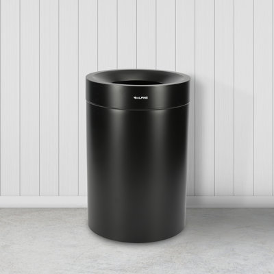 50 Gal. Stainless Steel Commercial Indoor Trash Can