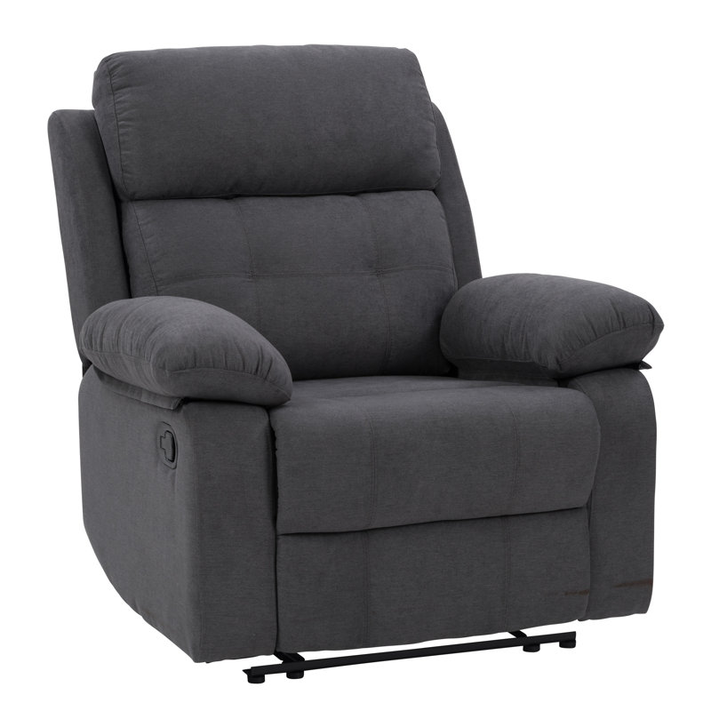 Fauteuil inclinable manuel Latitude Run® Oren, Polyester gris foncé