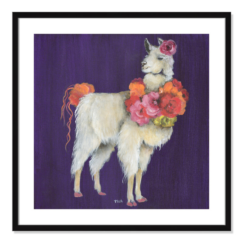 Little Animals, 27.5" H x 27.5" W x 1.18" D, Black Framed