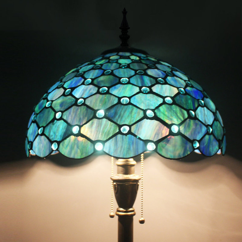 Tiffany 70'' Bronze Task Floor Lamp