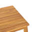 Table basse en bois avec 2 coussins d'eau