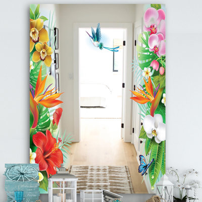 Miroir d'appoint tropical tropical