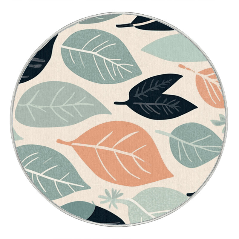 Spring Canopy Rug, Round 6'