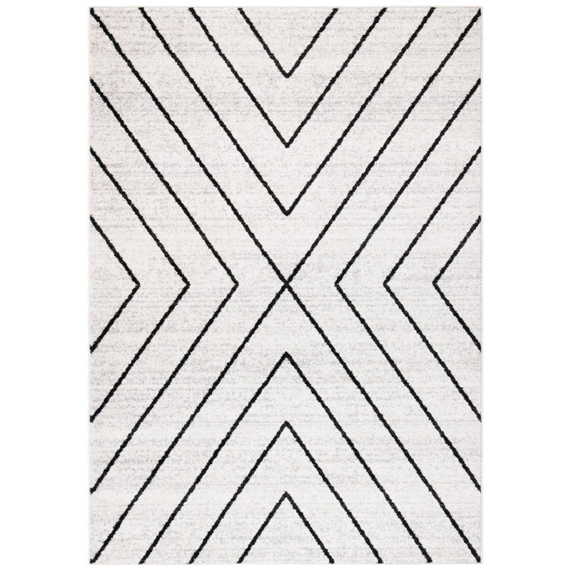 Tapis géométrique Garica, Rectangulaire 3 pi x 5 pi