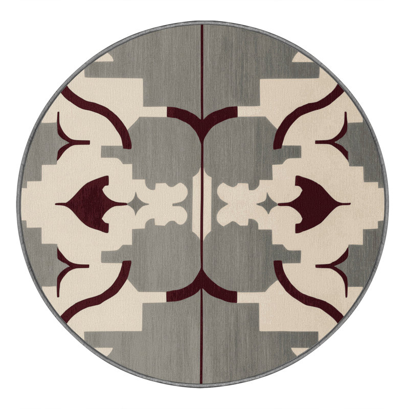 Spatial Rhythms Rug, Round 6'