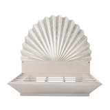 Fantosini King Fan Bed - Silver Leaf