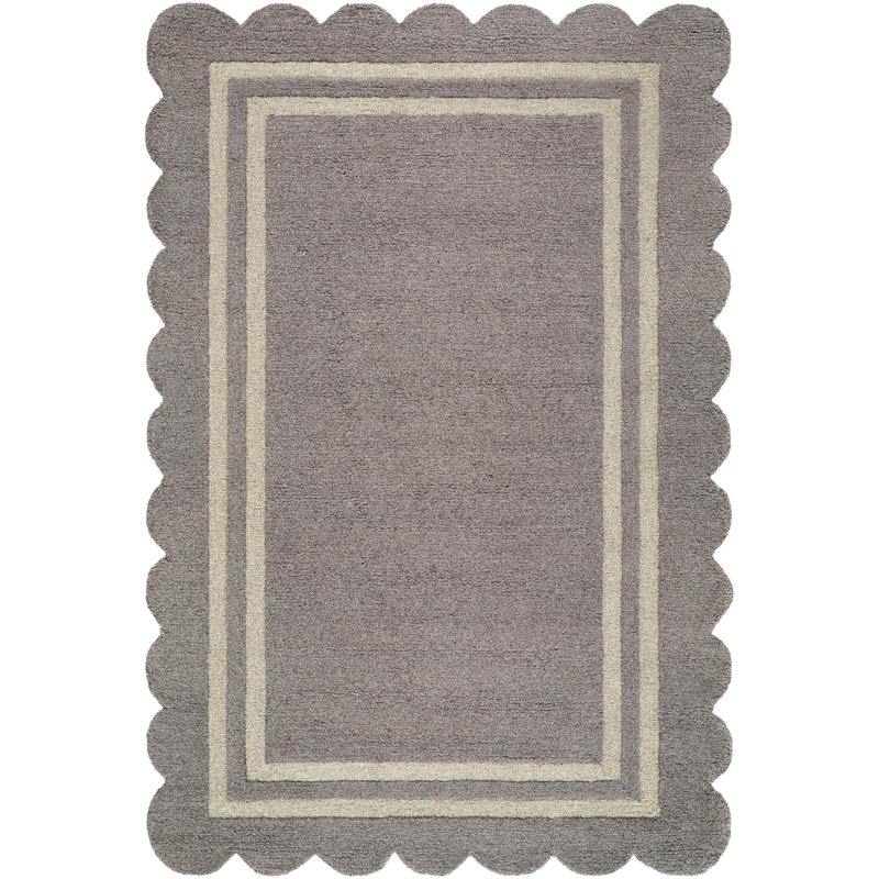 Tapis touffeté à la main Orville, Rectangle 6 pi x 9 pi