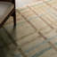 Jaipur Living Raza CRA06 Handknotted Geometric Beige and Blue Runner Rug (3'X10')-1772472464