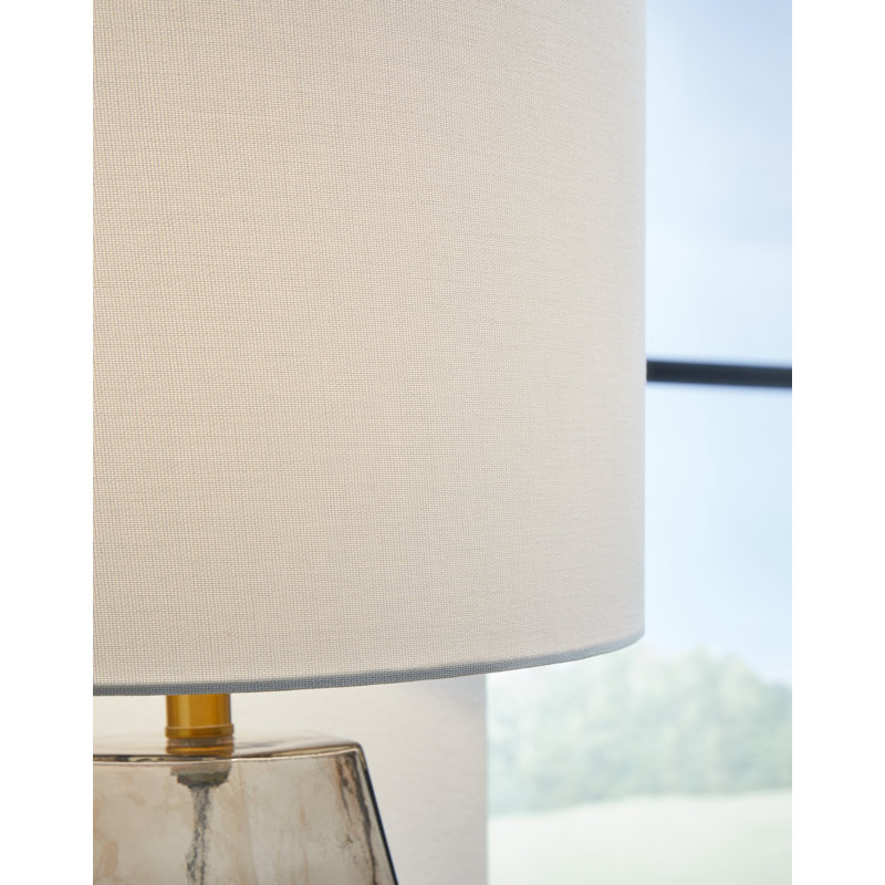 Lampe de table en verre Ladaija