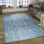 Tapis transitionnel bleu Graceful Marrakech