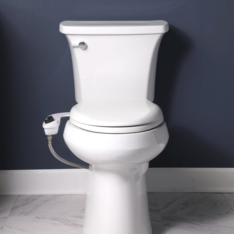 SlimEdge Bidet Attachment for Toilet Seats, Adjustable Water Pressure, Non-Electric, 2-Pack