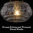 9.84" Vintage Modern 1-Light Semi-Flush Ceiling Light With Etched Clear Glass Shade For Hallway, Entryway, Bedroom, Or Kitchen