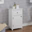 Petite armoire de rangement autoportante avec porte, tiroir et tablette réglable Dorset