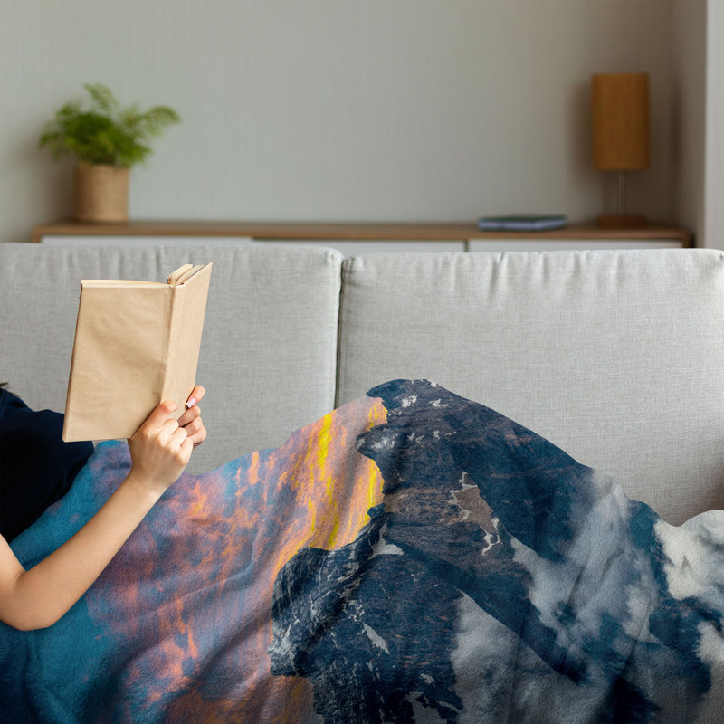 Hand Woven Throw Blanket, 50" x 70"