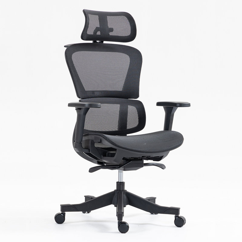 Chaise de bureau en filet à haut dossier
