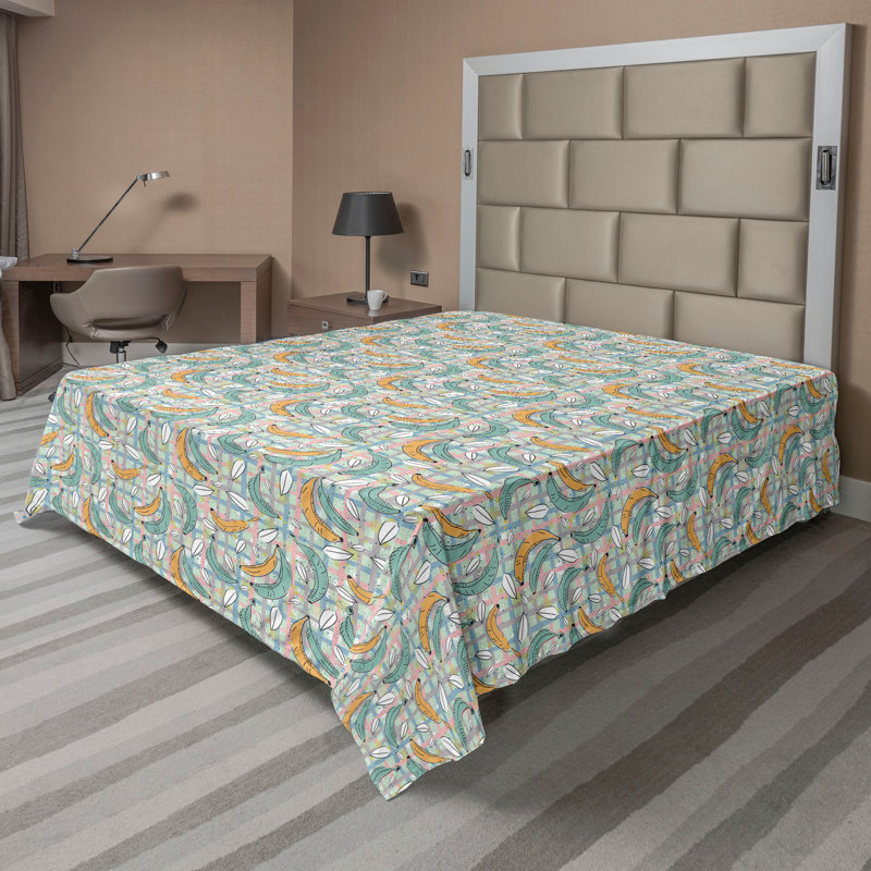 Drap plat Ambesonne, Drap plat pour très grand lit californien