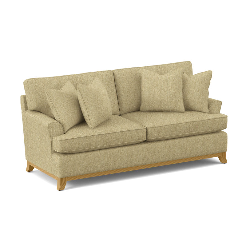 Oaks Way Sofa, Honey Finish, Beige Sugar Performance; 0863-93