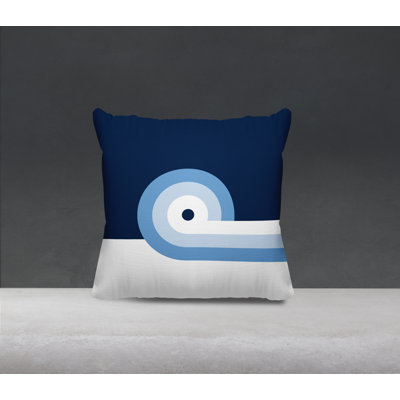 Zobo Minimalist Mid-Century  Indoor/Outdoor Throw Pillow