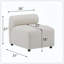Canapé modulaire en forme de U 6 pièces pour canapé modulaire gratuit