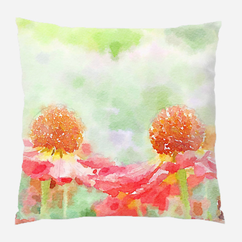 Housse et insert de coussin carré Maile, Microsuède, Intérieur