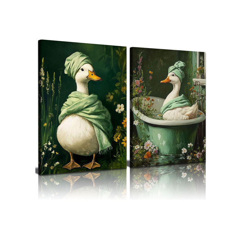 2 Piece Wrapped Canvas Wall Art, 40cm H x 30cm W
